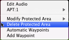 APT Modify Protected Area